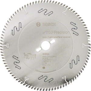 Disc (panza) pentru circular, 300 x 30 mm, 96 dinti, Bosch TOP PRECISION Best for Laminated Panel