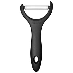 Dispozitiv de curatat legume, Fiskars, Essential, lama mobila, 140 mm, 30 g