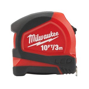 Ruleta Milwaukee cu LED, 3m