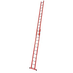 Scara culisanta cu sfoara electroizolanta, laterale fibra de sticla, 18 trepte, max 1000V 