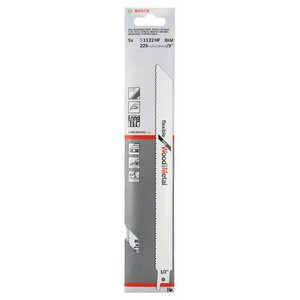 5 Panze pentru fierastraie sabie BOSCH S 1122 HF flexibile, Pallet Repair