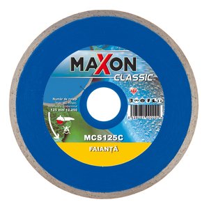 Disc diamantat continuu Maxon pentru faianta, 125x22.2 mm