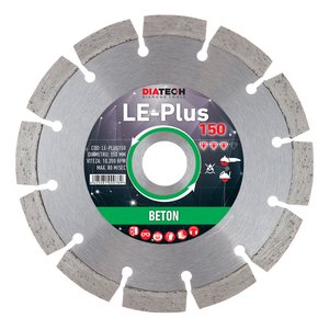 Disc diamantat segmentat LE-PLUS pentru beton, 150x22.2 mm