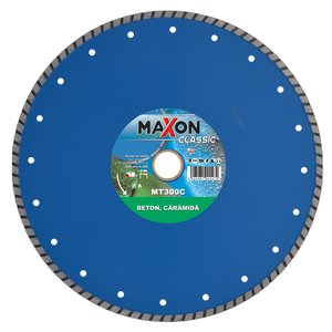 Disc diamantat continuu Maxon Turbo pentru beton, caramida, 300x22.2 mm