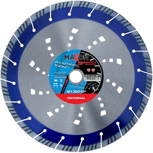 Disc diamantat segmentat 300x22.2x10 TURBO MAXON SPEED, pentru materiale de constructie si beton