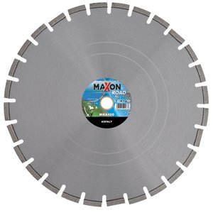 Disc diamantat segmentat pentru asfalt, ROAD ASFALT MAXON, 450x25.4/30 mm