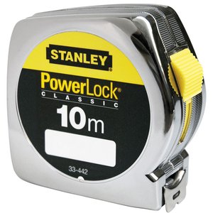 Ruleta PowerLock carcasa ABS, 10m, latime 25mm