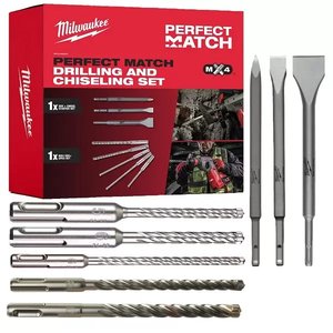 Set burghie si dalti SDS plus, 8 piese, Milwaukee