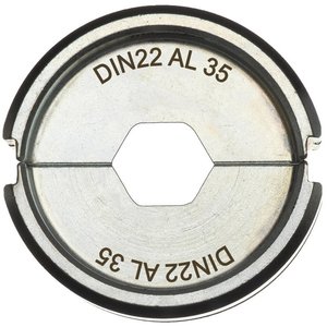 Bac de sertizare din Aluminiu, model DIN22 AL 35, pentru presa M18HCCT-201C