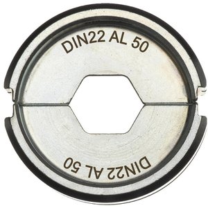 Bac de sertizare din Aluminiu, model DIN22 AL 50, pentru presa M18HCCT-201C