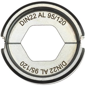 Bac de sertizare din Aluminiu, model DIN22 AL 95/120 pentru presa M18HCCT-201C
