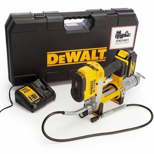 Pistol pentru gresat si curatare, cu acumulatori 18V Li-Ion, 1x4.0 Ah, tip DeWalt tip DCGG571M1-QW