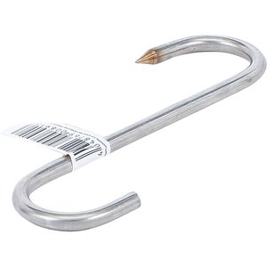 Carlig pentru macelar, 120 mm, INOX