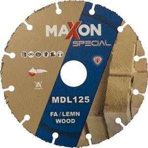 Disc diamantat MAXON pentru lemn si materiale plastice, tip MDL125
