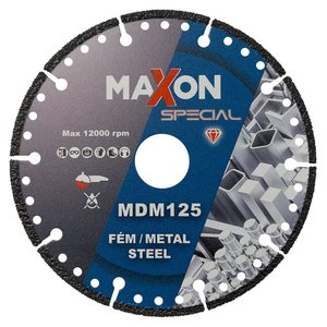 Disc diamantat MAXON pentrru metal, tip MDM125