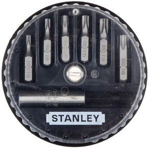 Set 6 varfuri (biti) 25 mm Torx cu adaptor 60 mm STANLEY® 1/4