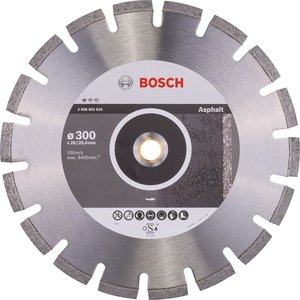 Disc diamantat Standard Profesional, pentru asfalt, 300x20/25.4 mm
