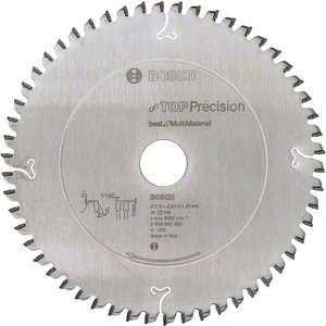 Disc pentru circular, 210 x 30 mm, 54 dinti, Top Precision Best Multi-Material