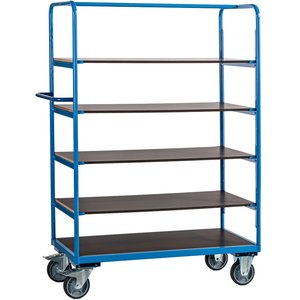 Carucior industrial inalt, 5 polite, capacitate 500 kg, RUNNER BIG 5AC