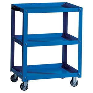 Carucior de montaj de atelier mic, 3 polite, capacitate 210 kg