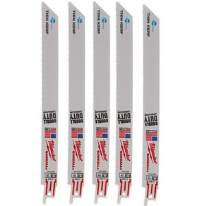 Set 5 panze THIN KERF pentru lucrari in metal, pentru fierastraie sabie, bimetal, SIH 230/1.4 mm-18 TPI