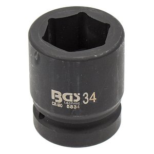 Cheie tubulara de impact BGS | 34 mm, 1
