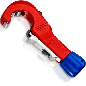 Dispozitiv pentru taiat tevi din otel si plastic, diametru max. de taiere Ø35 mm, KNIPEX TubiX®