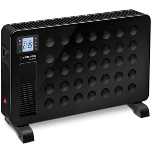Convector electric TROTEC TCH 2311E Design - 2300W, negru, cu telecomanda