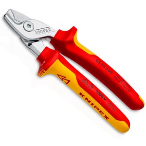 Cleste pentru taiat cabluri, KNIPEX StepCut, 50 mm², 160 mm