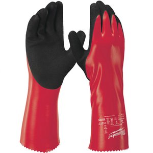 Manusi de protectie impotriva substantelor chimice MILWAUKEE, cu aderenta crescuta, marime 10/XL