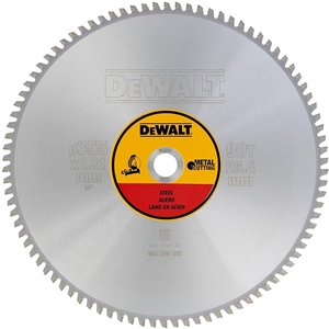 Disc pentru ferastrau circular pentru otel, 355 x 25.4 mm, 90 dinti, DeWalt Extreme