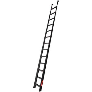 Scara telescopica pentru politie si armata, Telesteps, Tactical Line, neagra, 4.1m, EN1147, 13 trepte, sarcina maxima 500kg