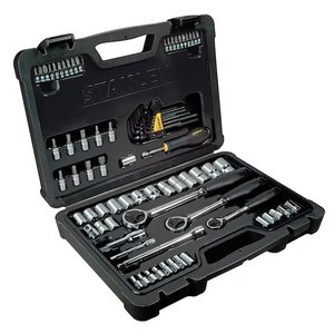 Set 80 chei tubulare si biti STANLEY® de 1/4, 3/8 si 1/2
