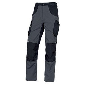 Pantalon de lucru DELTA PLUS MACH 5, croiala lejera, gri/negru, marime 