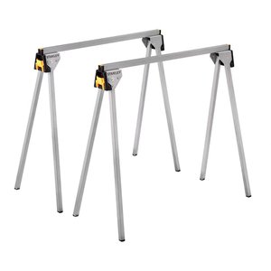 Set 2 capre metalice de taiat lemne 85.5x73.6x42.4 cm, capacitate max. 450 kg, pliabile, STANLEY® ESSENTIAL STST81337-1