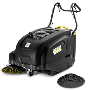 Masina de maturat-aspirat cu motor termic KM 75/40 W G Anniversary Edition, autotractare, cadou o perie laterala cu peri duri