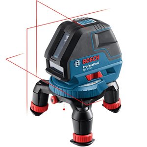 Nivela laser cu linii si punct Bosch, tip GLL 3-50 cu stativ BT150