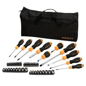 Set 48 surubelnite tubulare si biti, in geanta depozitare din material texti, STANLEY tip STHT0-70887