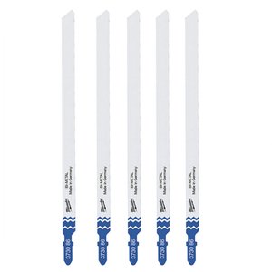 Set 5 panze universale bi-metal pentru fierastraie verticale, 155 / 1.0 mm T718AF