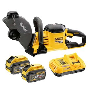 Masina debitat/taiat in betoncu acumulatori 54V Flexvolt XR Li-Ion 2x 9.0Ah, cu disc diamantat, DeWalt DCG200T2-QW