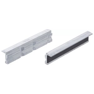 Bacuri protectie menghina 150mm, aluminiu cu profil in V pentru tevi, BGS
