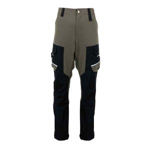 Pantaloni de lucru, talie strecth Elastico, verde-negru, marimea XL