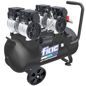 Compresor fara ulei, insonorizat, FIAC Supersilent 50/2 Duplex Black