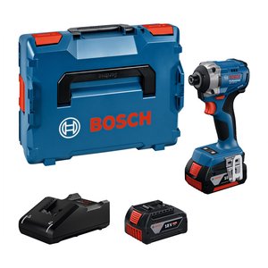 Masina de gaurit/insurubat cu impact si percutie 18V 2x 4.0Ah, Li-Ion, Hex. int.1/4