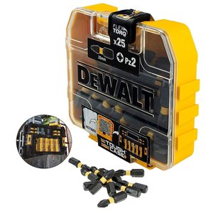 Set 25 biti de impact FLEXTORQ® PZ2, 25 mm, tip DT70556T-QZ