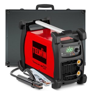 Invertor de sudura Telwin TECHNOLOGY 236XT AL, MMA, 200 A, electrod Ø 4 mm, cu geanta si accesorii, profesional