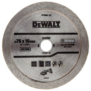 Disc diamantat DeWalt DT20591-QZ - 76x9.5x1.6 mm, pentru țiglă