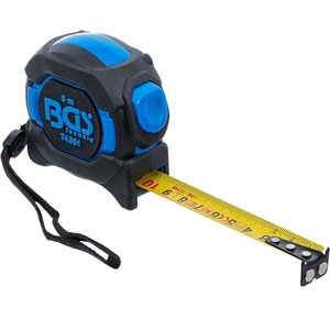 Ruleta magnetica BGS, 5m, banda 19mm, marcaj dublu