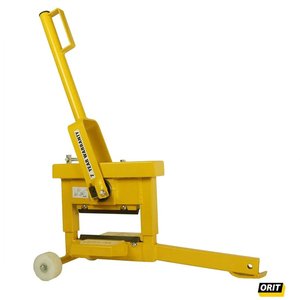 Ghilotina profesionala pentru taiat pavele tip ORIT 1500ES, 150x120 mm, reglaj cu o singura manivela