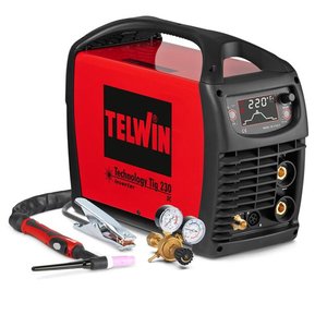 Invertor de sudura Telwin TECHNOLOGY TIG 230 DC, 220A, cu accesorii